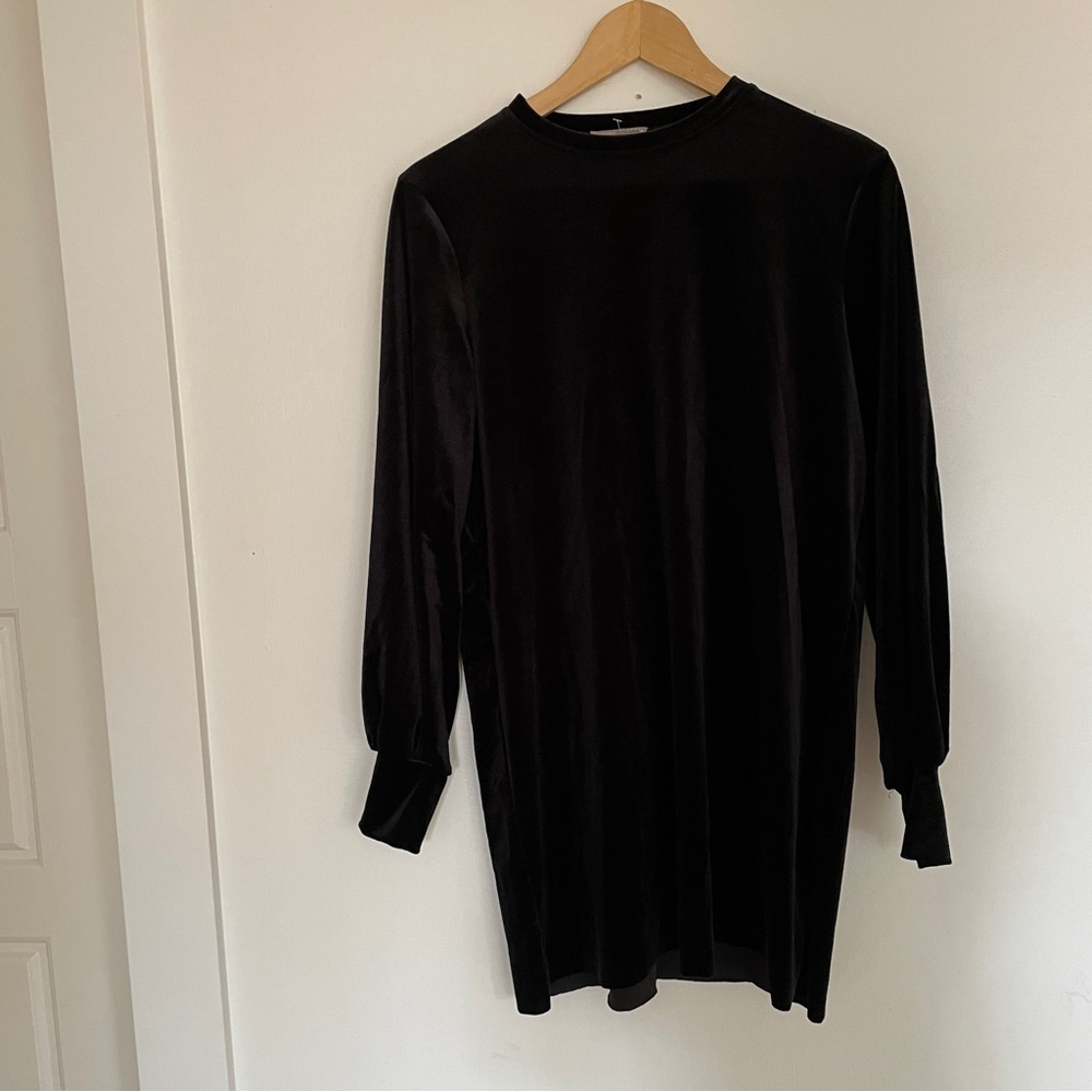 Velvet mini dress